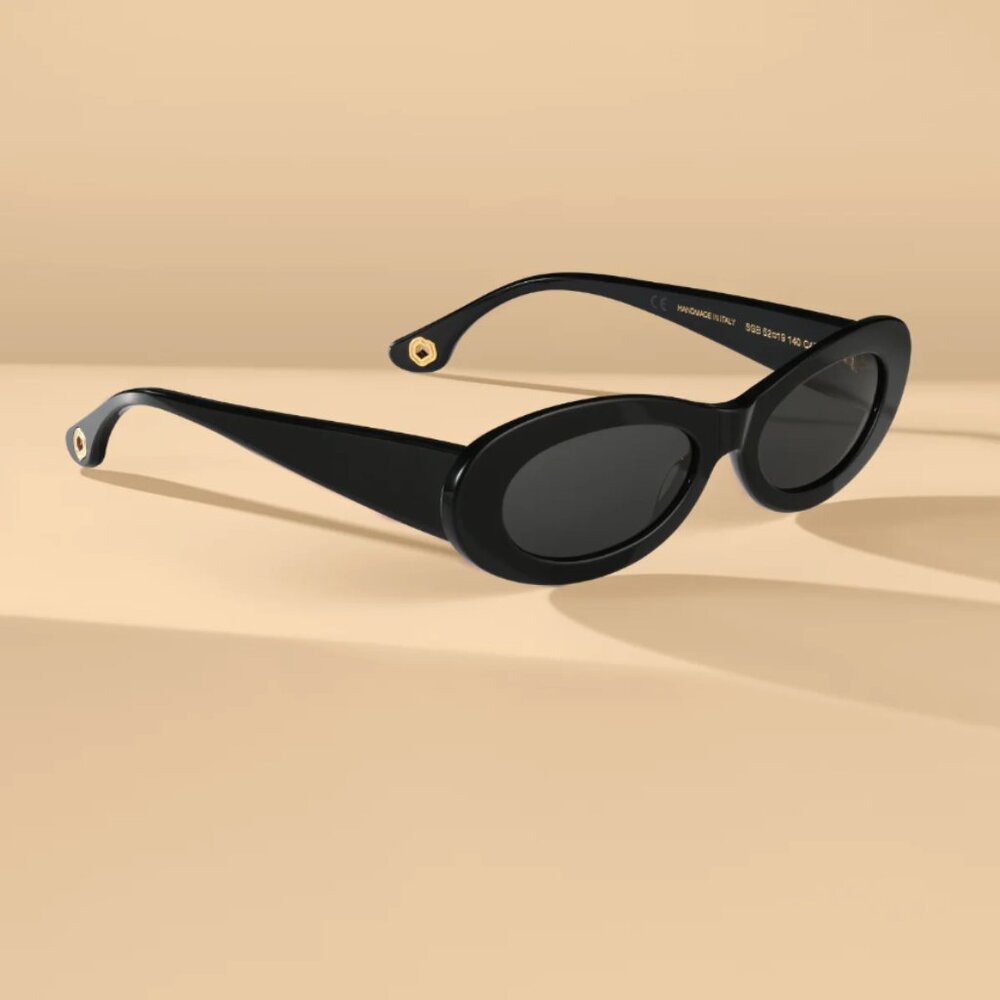 Aureum Collective Saint Germain Black Sunglasses - Picture 3 of 3
